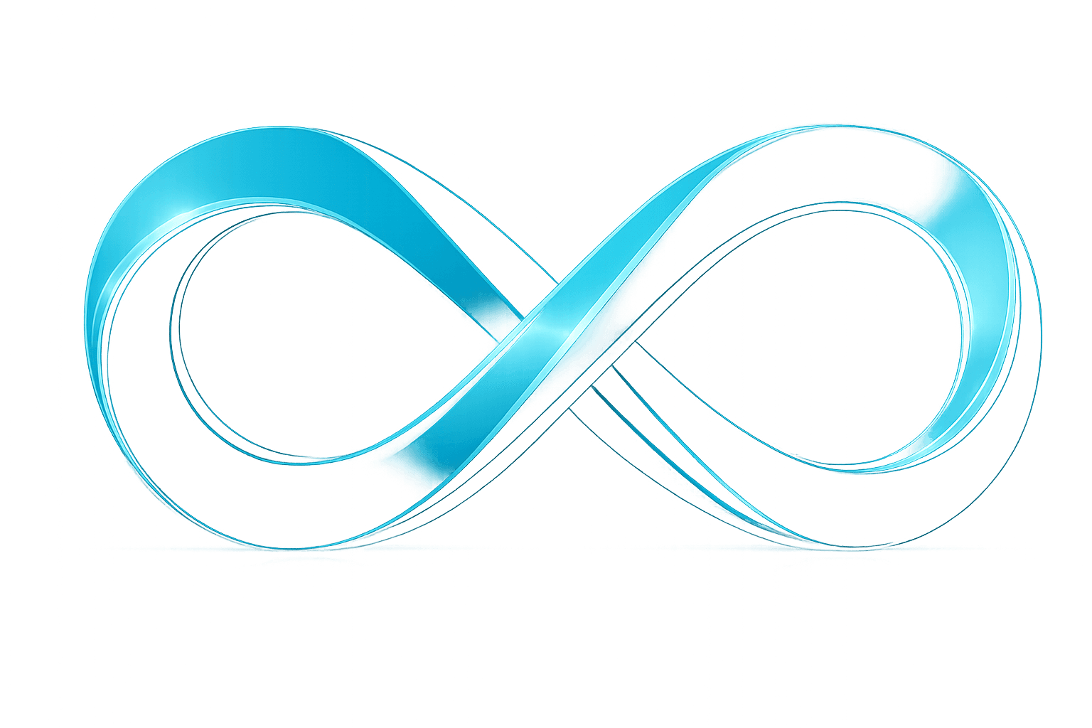 Infinite symbol brand artwork